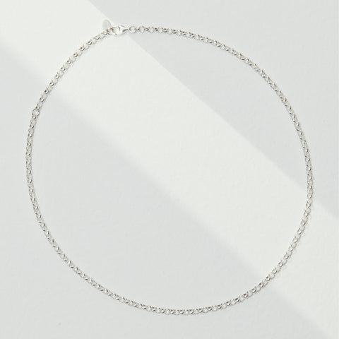 Etoilier 925 Sterling Silver Necklace Sparkling Flash Clavicle Choker Necklace